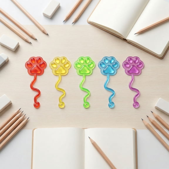 20 PCS Sticky Hands Bulk Party Favors Dog Paw Shape Stretchy Sticky Hand Feet Goodie Bags Stuffers Treasure Box Toys for Classroom Small Mini Prizes Trinkets