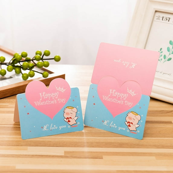 20 PCS Valentines Day Cards, Heart Cards Bulk for Anniversary Wedding Birthday, Kids Classroom Exchange, Valentines Day Decorations