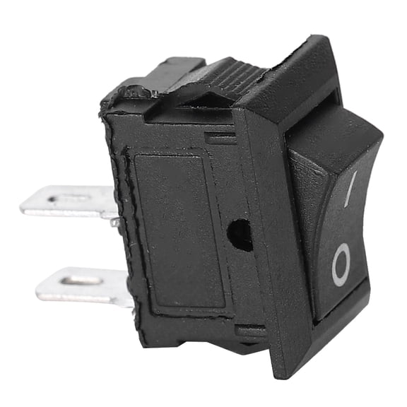 20 PCs 2-Pin Rocker Switch On/Off 2-Position KCD11 Black, Mini Toggle Switch for Household Appliances and Industrial Equipment (10 inches / 25.4 cm)