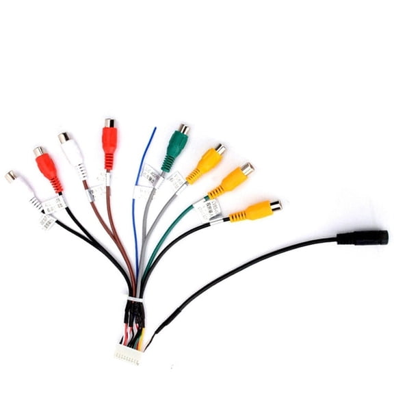20-PIN Car Auto Stereo Output Adapter Cable with MIC for Vehicle Audio
