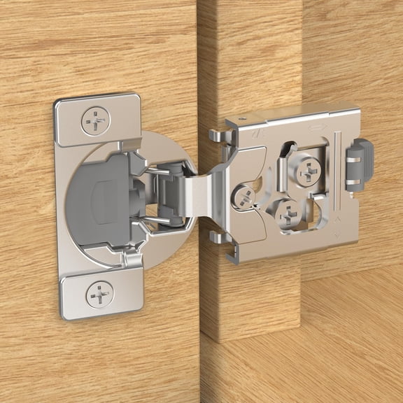 20 Pack 1/2" Overlay Soft Close Cabinet Hinges, Clip-on Plate, 105° Smooth Slow Self Closing, 3D Adjustment, Face Frame Concealed Hardware Replacement, Hidden Hinge for Kitchen Cupboard