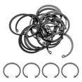 thumbnail image 1 of 20 Pack 1-25/32"(45mm) Retaining Ring Circlip, Snap Rings C-Clips, Black, 1 of 6