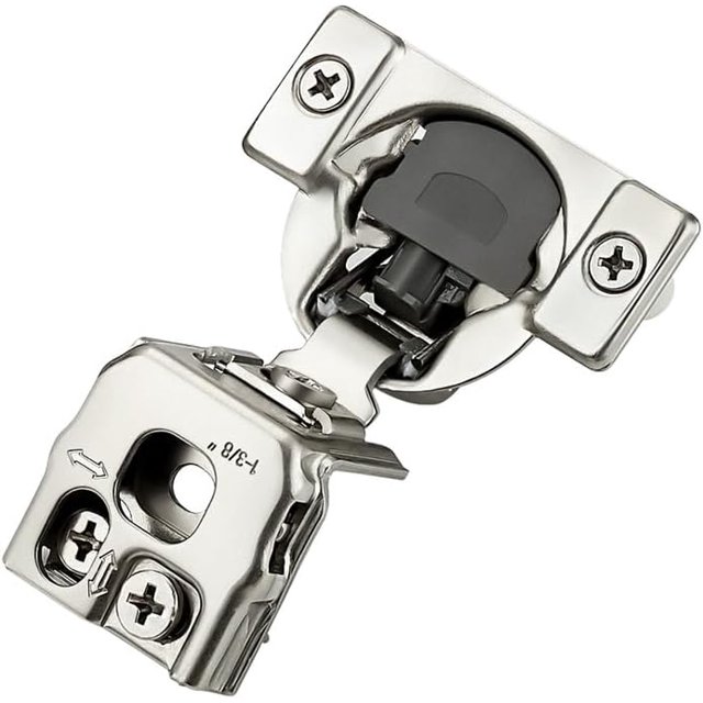 20 Pack 10 Pairs 13/8 inch Overlay Soft Close Hinges for Kitchen