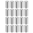 thumbnail image 1 of 20 Pack 10 mm x 20 mm Dowel Pins, 316L Stainless Steel Cylindrical Dowel Pins Shelf Support Peg Pin Rod Fasten Elements Metal Shelf Pegs Silver Tone, 1 of 6