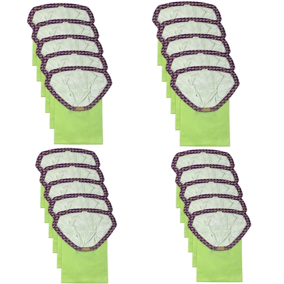 20 Pack 107314 Micro Filter Bags Replacement for ProTeam 6 Quart Backpack Vacuum: Super Coach Pro 6, ProVac FS 6, GoFit 6, GoFit 6 PLUS and GoFree Flex Pro II