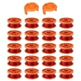 thumbnail image 1 of 20-Pack 10ft 0.065 WA0010 Worx Weed Accessories Pre-Cut Weed Eater String Trimmer Line Spools (20Spool + 4Cap), 1 of 9