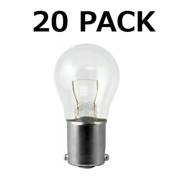 20 Pack 1141 S8 20PK Low Voltage Landscape Light Bulb 12V 18W BA15S