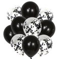 thumbnail image 1 of 20 Pack 12 Inch Black Balloons Sequins Confetti Balloon Wedding Arch Birthday Bachelorette Bridal Party Decoration, 1 of 7