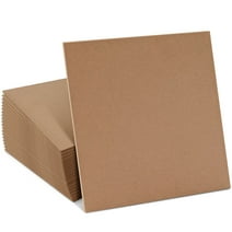 20 Pack 12x12 MDF Boards, 1/4 Thick Chipboard Sheets for DIY Arts and Crafts, Painting, Engraving