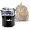 20 Pack 15 Gallon Bucket Liner Bags for Marinating and Brining, 5.5 Mil