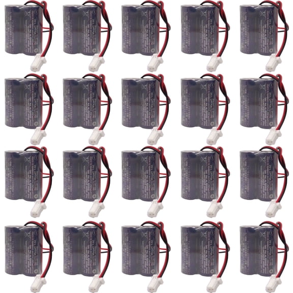 (20 Pack) 2CR17450-2WK27 / D80UB016170 2600mAh Maxell 3V Replacement PLC Industrial Control Battery Pack for Mazak 2CR17450 3V Battery