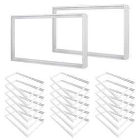20-Pack 2x4 Surface Mount Kit for LED Flat Panel Light-Aluminum Ceiling Frame for 24 x 48 x 3.13 inch Good for Edge-Lit and Back Lit Panel