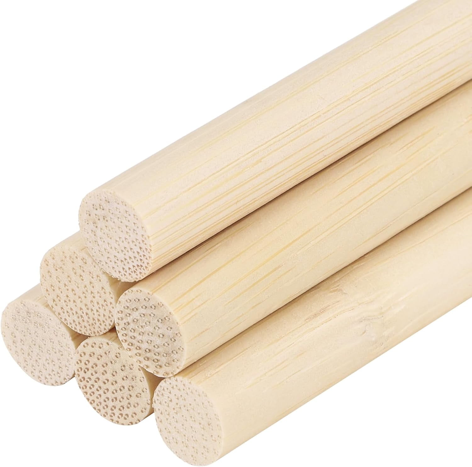 20 Pack 3/8" x 16" Wooden Dowel Rods Unfinished Natural Birch Sticks Wood Craft Sticks for Home Decor Projects and Making DIY Craft,Wood Color