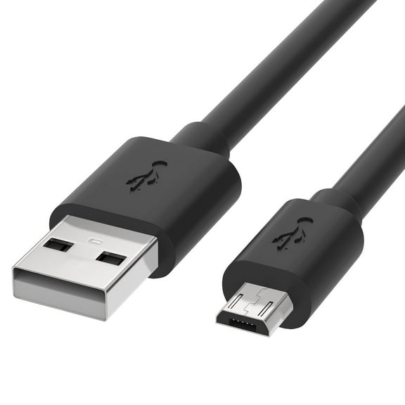 20 Pack 3 Foot Long USB to Micro USB Charging Data Cable For Cellphones, Digital Cameras, And Other Electronics (Black)