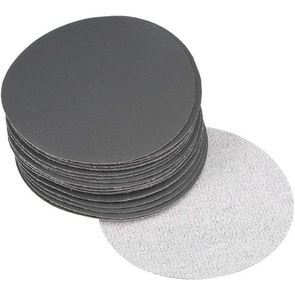 20-Pack 3 Inch Wet Dry Sanding Discs 120 Grit Hook and Loop Sandpaper Electrostatic Sand Planting Silicon Carbide