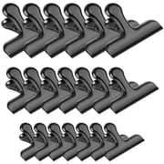 20 Pack 3 Inch Wide Stainless Steel Chip Clips Bag Clips Food Clips Heavy Duty Food Bag Clamp, All-Purpose Air Tight Grip Clips for Kitchen Office to Seal Coffee Bags, Paper Sheets