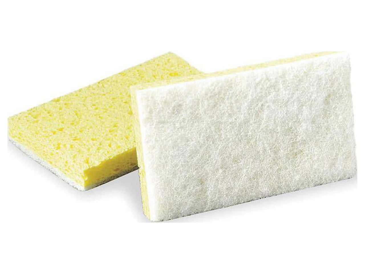 24 Pcs Sponges For Dishes, Non-scratch Scrub Sponges With Abrasive Scour  Pads, 3.94inch X 2.8inch X