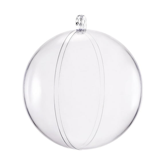 20 Pack 40mm Clear Plastic Ornaments Ball