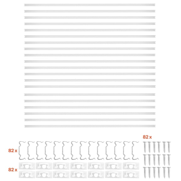 20 Pack 6.6FT U Shape LED Aluminum Channel System with Milky Diffuser Covers, End Caps and Mounting Clips, Anodized Housing for LED Strip Lights Under Cabinets, Counters and Shelving