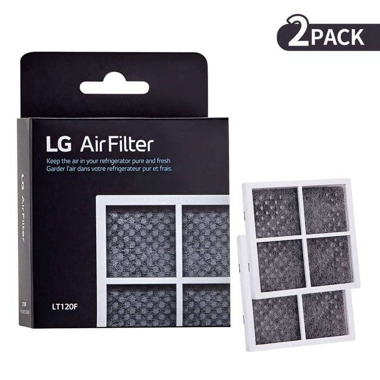 2 Pack 6 Month Replacement Refrigerator Air Filter LT120F fits Kenmore 9918 Part ADQ73334008