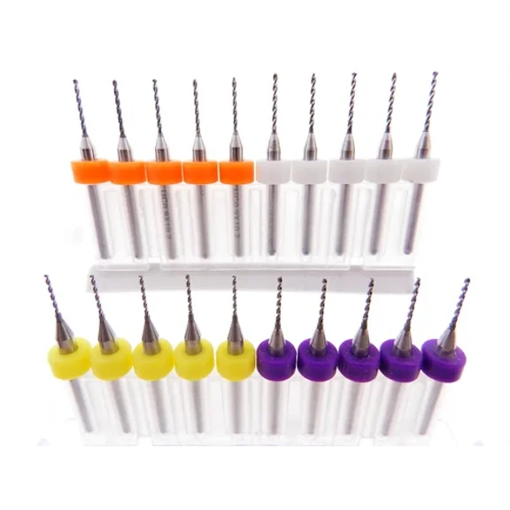 20 Pack .7Mm .8Mm .9Mm 1.0Mm Micro Drill Bit Kit Modeling Watch Repair More...