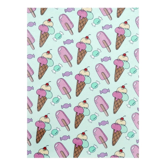 20 Pack: 9" x 12" Ice Cream Felt by Creatology