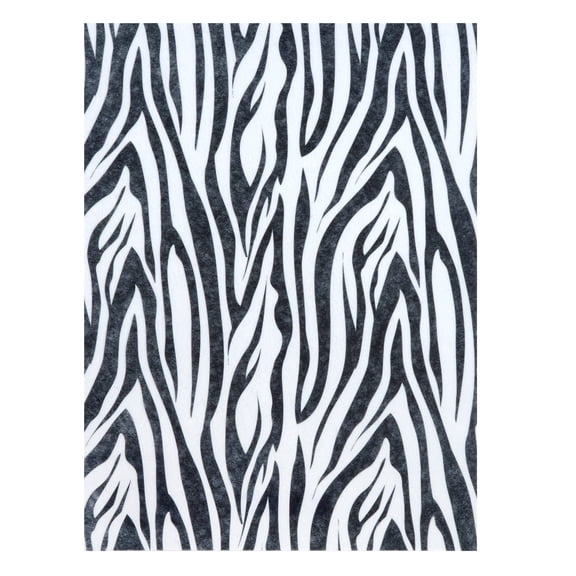 20 Pack: 9" x 12" Zebra Felt by Creatology