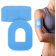 20 Pack Adhesive Patches for omnipod 5 - Waterproof Sensor Covers, Easy to Use Pre-Cut Blue Overpatches Long 10-14 Days Protection by SUNMON Blue