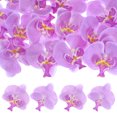 thumbnail image 1 of 20-Pack Artificial Orchid Flower Heads, Silk Faux Butterfly Flowers Head for Decor [2.76", Light Purple], 1 of 7