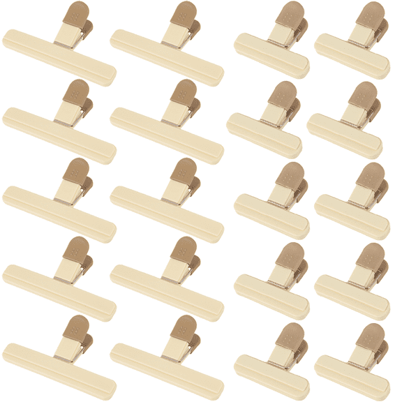 20 Pack Bag Clips, 10 Large 6.1" & 10 Small 3.1" Food Storage Sealing Clips