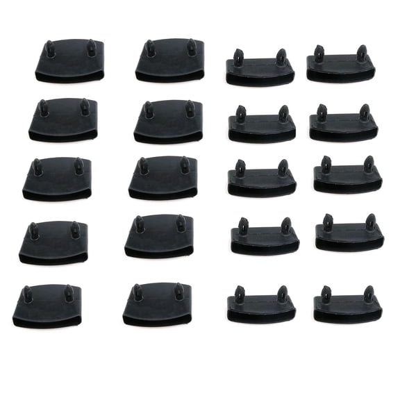 20 Pack Bed Slat Holders 55 x 9 mm Center and End Caps