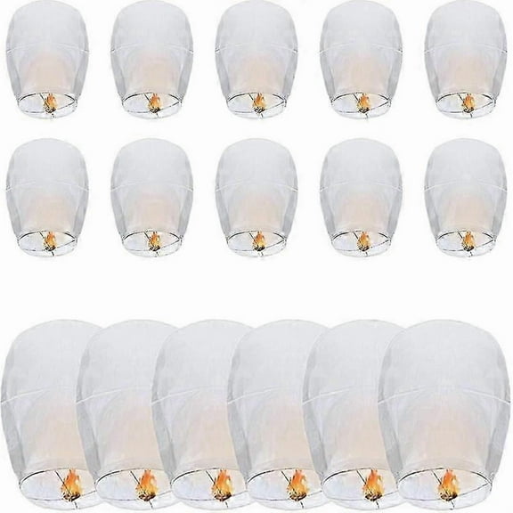 20 Pack Biodegradable Paper Lanterns LIUMY for Weddings Birthdays Memorials