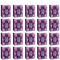 20 Pack Birthday Party Supplies Favor Bags for Adult - Decorative Gift Boxes, Candy Treat Bags for 10th Celebration Decorations
