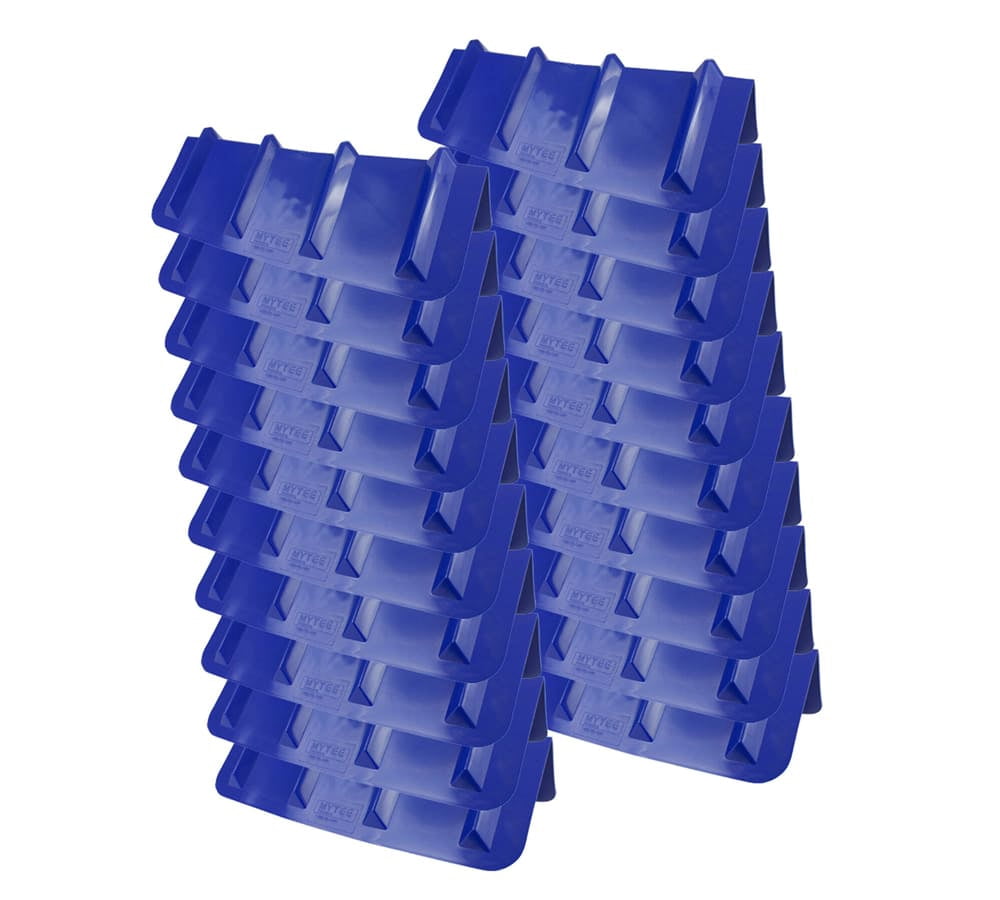 (20 Pack) Blue Corner Protector V Shaped Edge Guard 8" x 8" x 24" Inches
