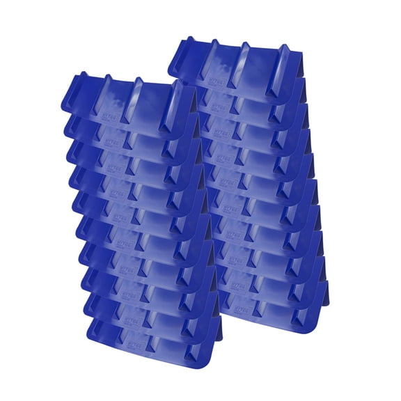 (20 Pack) Blue Corner Protector V Shaped Edge Guard 8" x 8" x 24" Inches