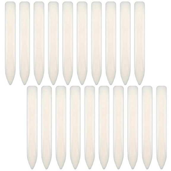 20 Pack Bone Folder Tool, Plastic Bone Folder Crafts Scoring Folding Creasing Paper Crafting Scrapbooking Tool