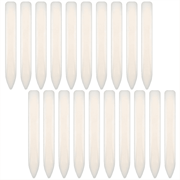 20 Pack Bone Folder Tool, Plastic Crafts Scoring Folding Creasing Paper Crafting Scrapbooking Tool