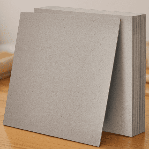 20 Pack Book Binding Board Chipboard Sheets, 12 x 12 Inch 80PT Binder Board for Book Cover Making and Crafts, Gray