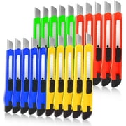 20-Pack Box Cutter Retractable, Utility Knife with Auto-Lock Design, for Carton, Paper
