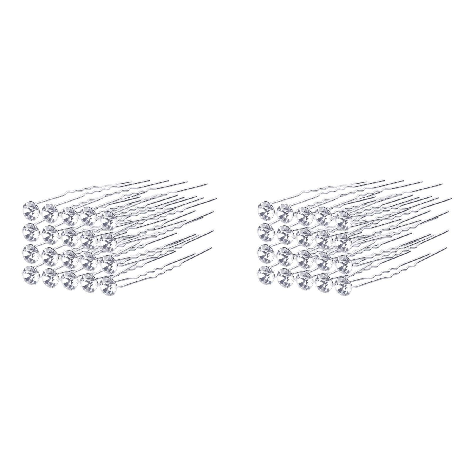 20 Pack Bridal Wedding Hair Pins Rhinestone Hair Clips Accessories For