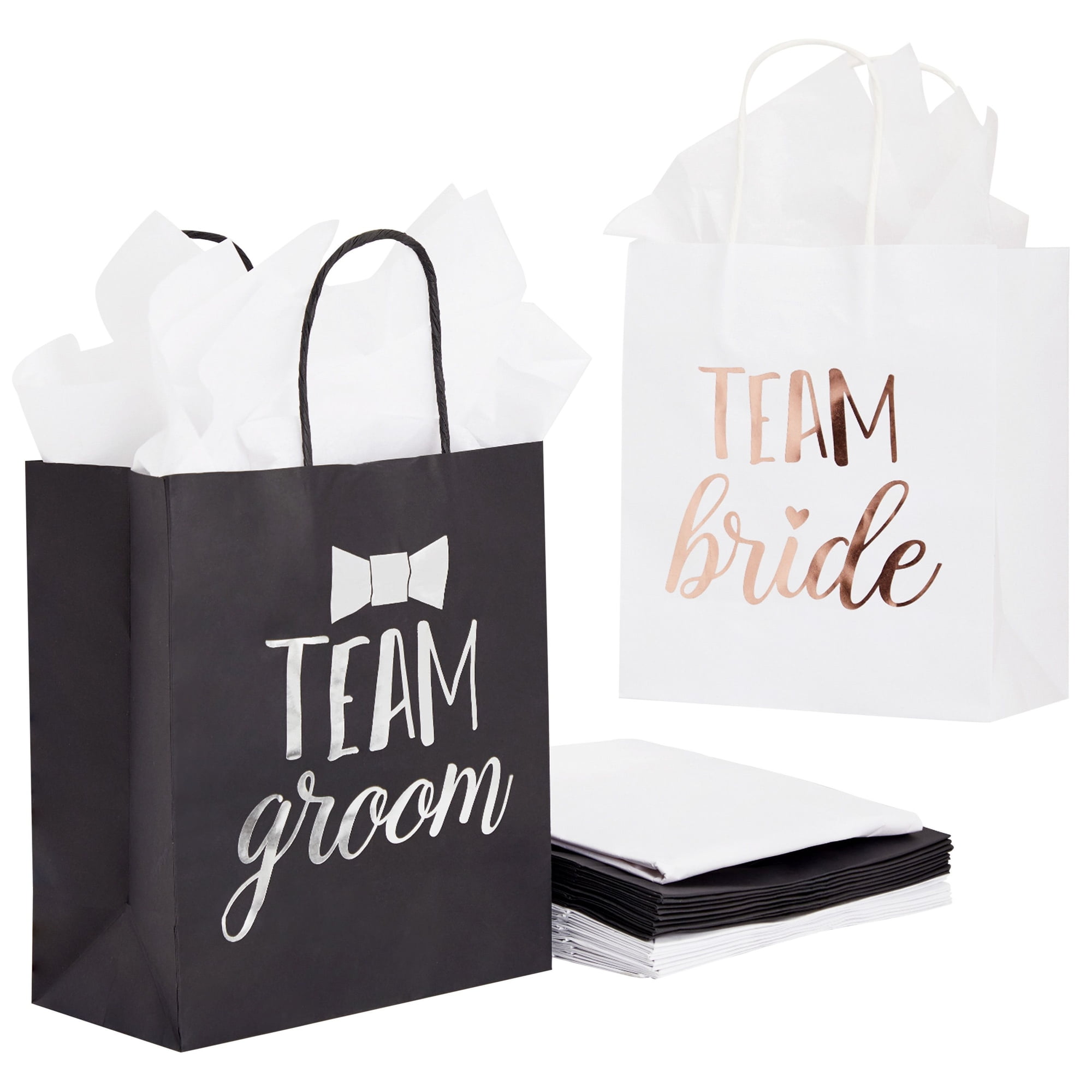 ElegantPark Bride Tote Bag Wedding Bridal Shower Gifts Canvas 100% Cotton  Interior Pocket White with Gold Glitter : Amazon.in: Office Products