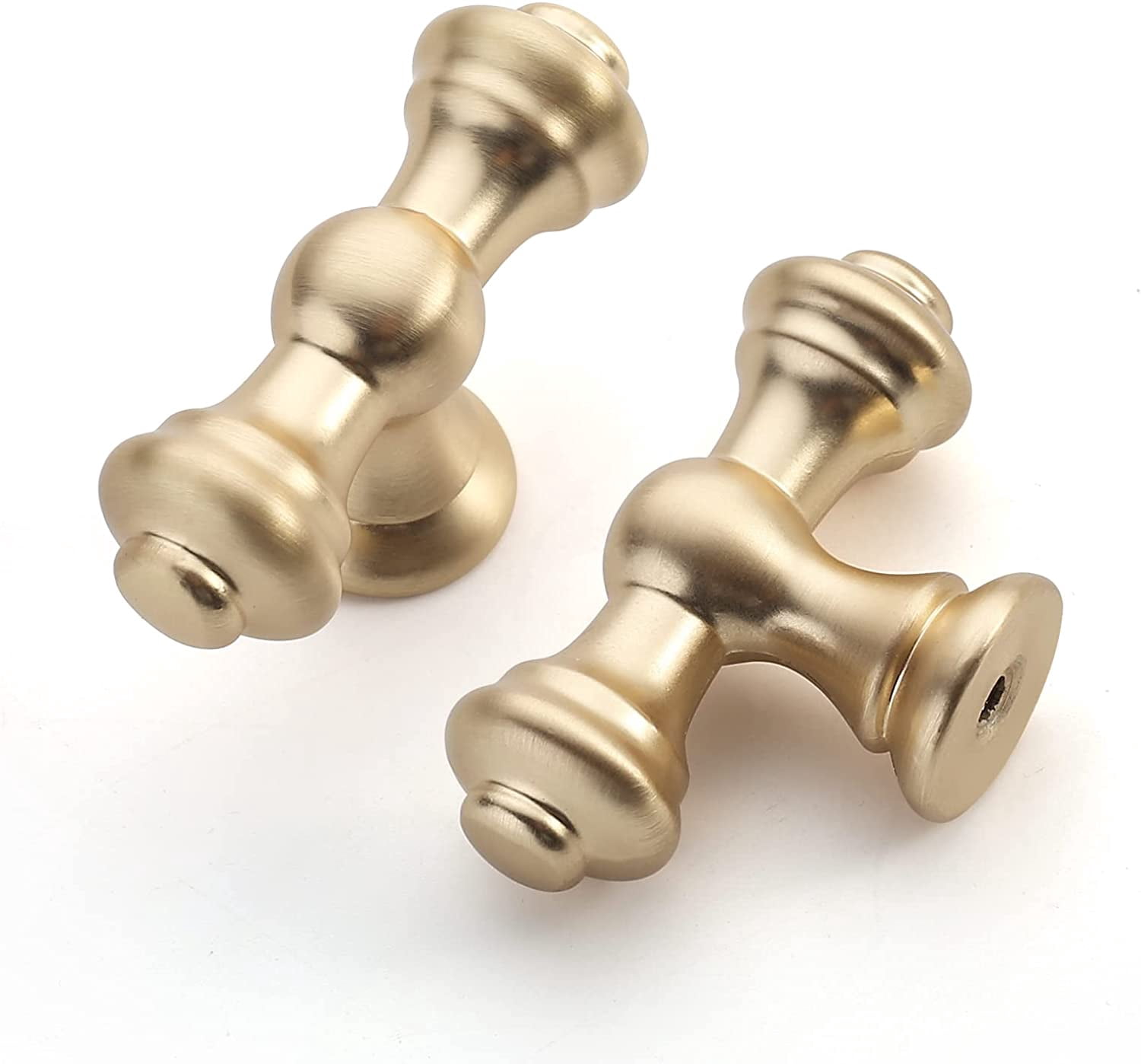 20 Pack Brushed Brass Kitchen Cabinet Knobs Gold Dresser Knobs Drawer Knobs Gold Cabinet Knobs Cabinet Hardware Zinc Knobs for Dresser Drawers