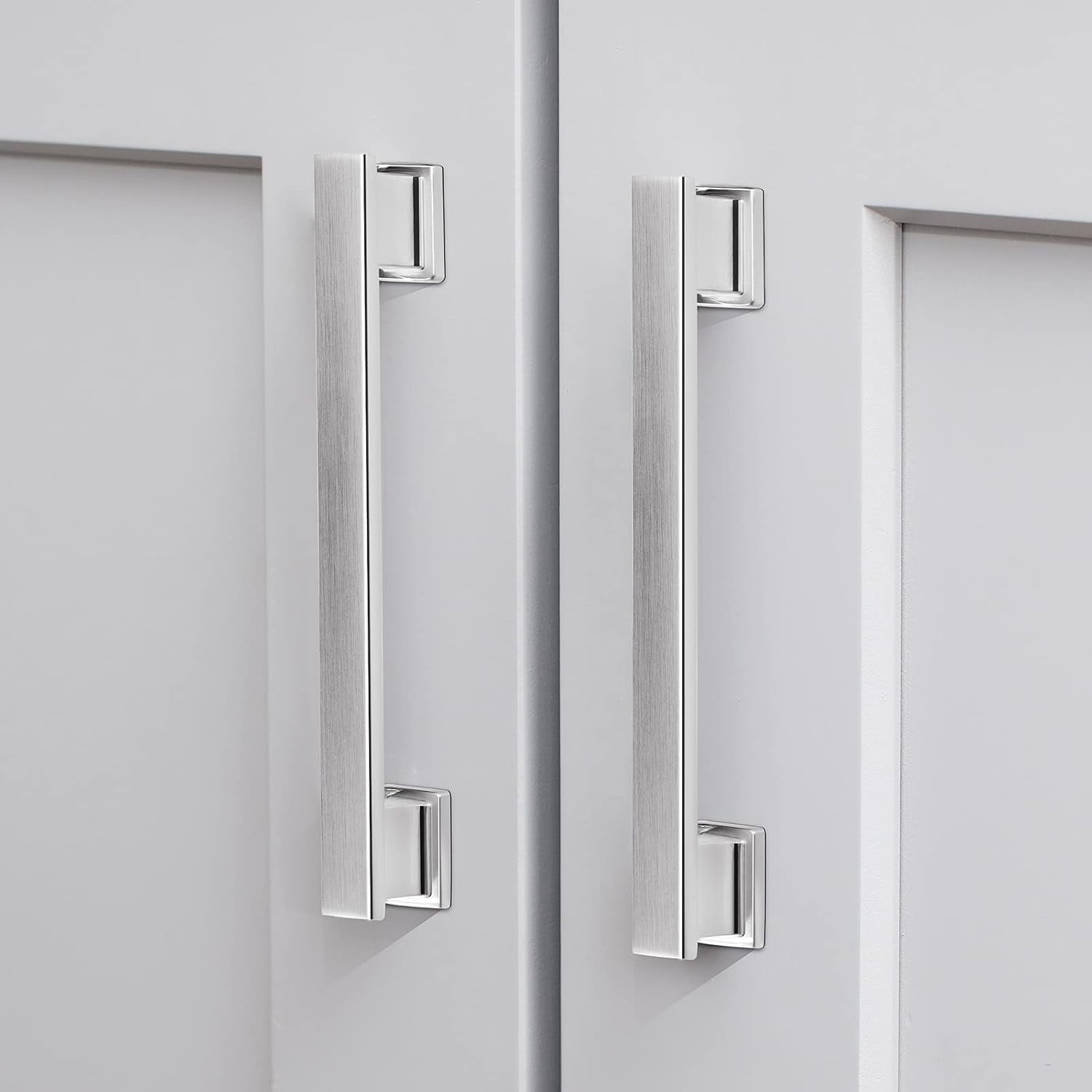 20 Pack Brushed Nickel Cabinet Pulls,7 Inch(178mm) Kitchen Cabinet ...