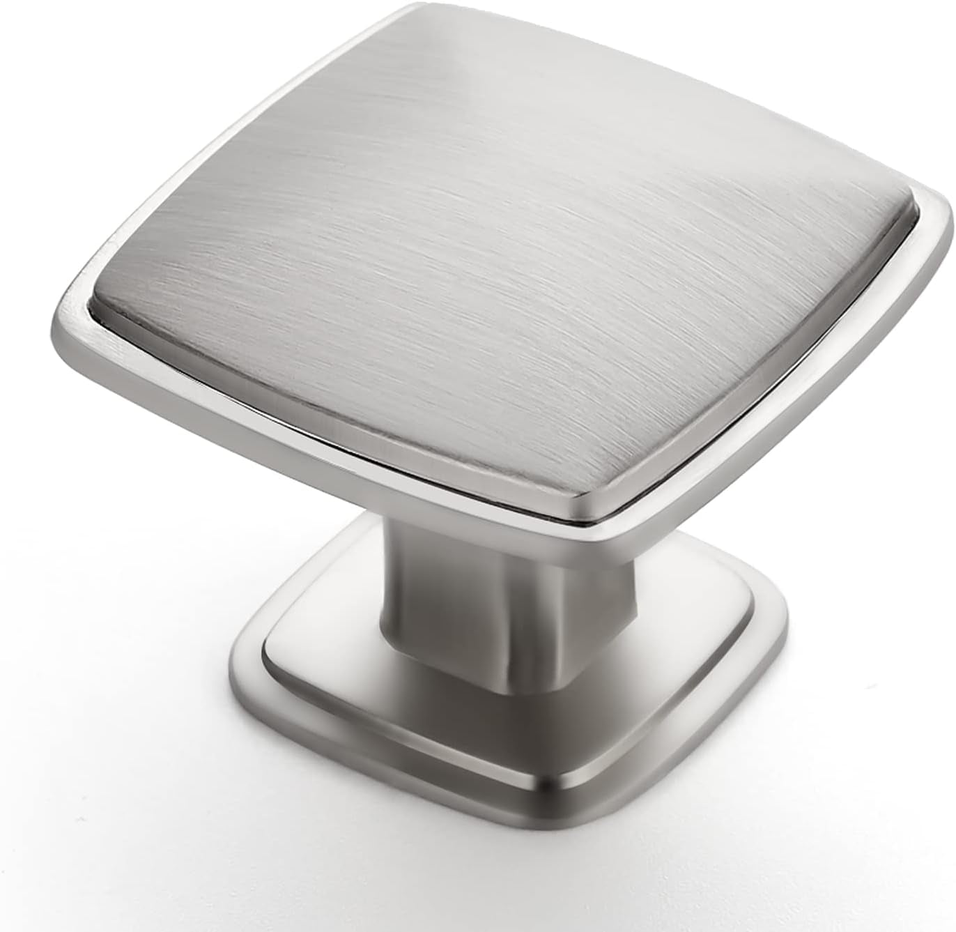 20 Pack Brushed Nickel Kitchen Cabinet Knobs - Silver Knobs for Cabinets, Drawers, Dressers & Closet Doors