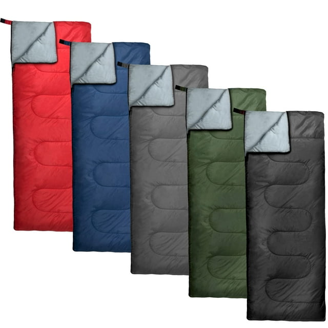 20 Pack Bulk Wholesale of Cold Weather Envelope Sleeping Bags for