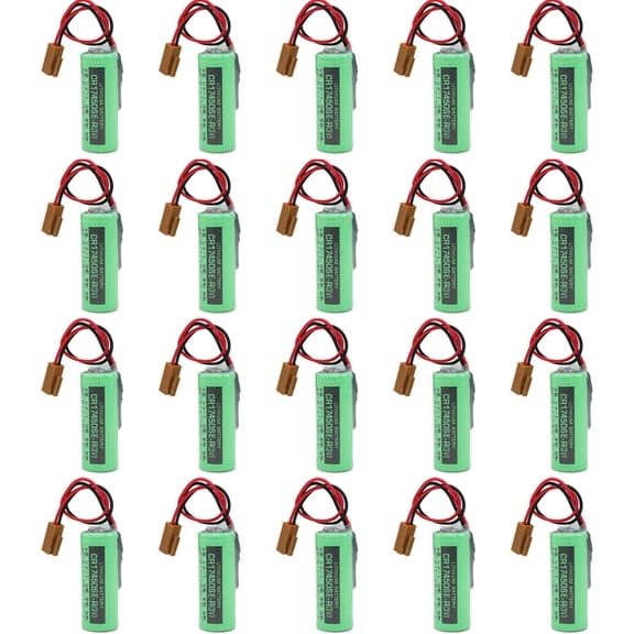 20-Pack CR17450SE-R 3V Lithium Batteries 2500mah for PLC Batteries High-Performance US STOCK
