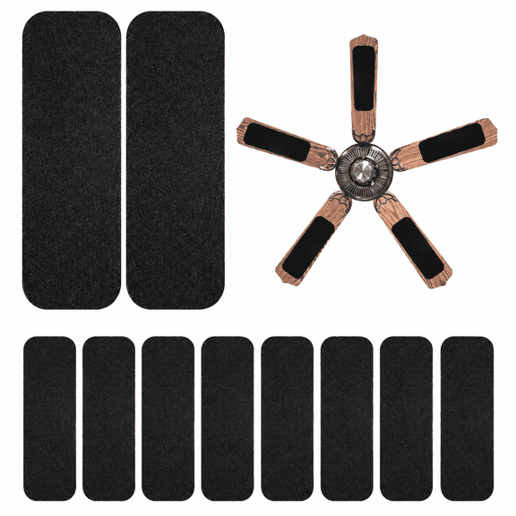 20 Pack Ceiling Fan Blade Filters, Coconut Carbon Air Filter Pads, 259cm Dust & Odor Absorbing Filters for Home Ceiling Fans