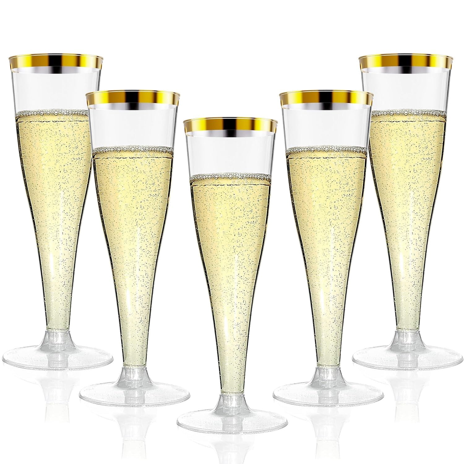 20-pack-champagne-flutes-plastic-wine-glasses-4-5-oz-gold-rim