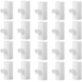 20 Pack Chicken Waterer PVC Tee Fittings Fully Automatic for Threaded