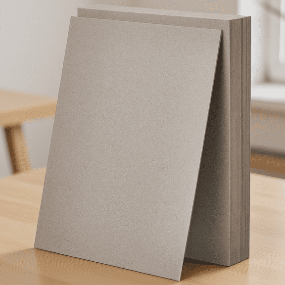 20 Pack Chipboard Book Binding Boards, 22PT Binder Board Sheets for Book Cover Making, Gray, 12.5 x 10 Inch